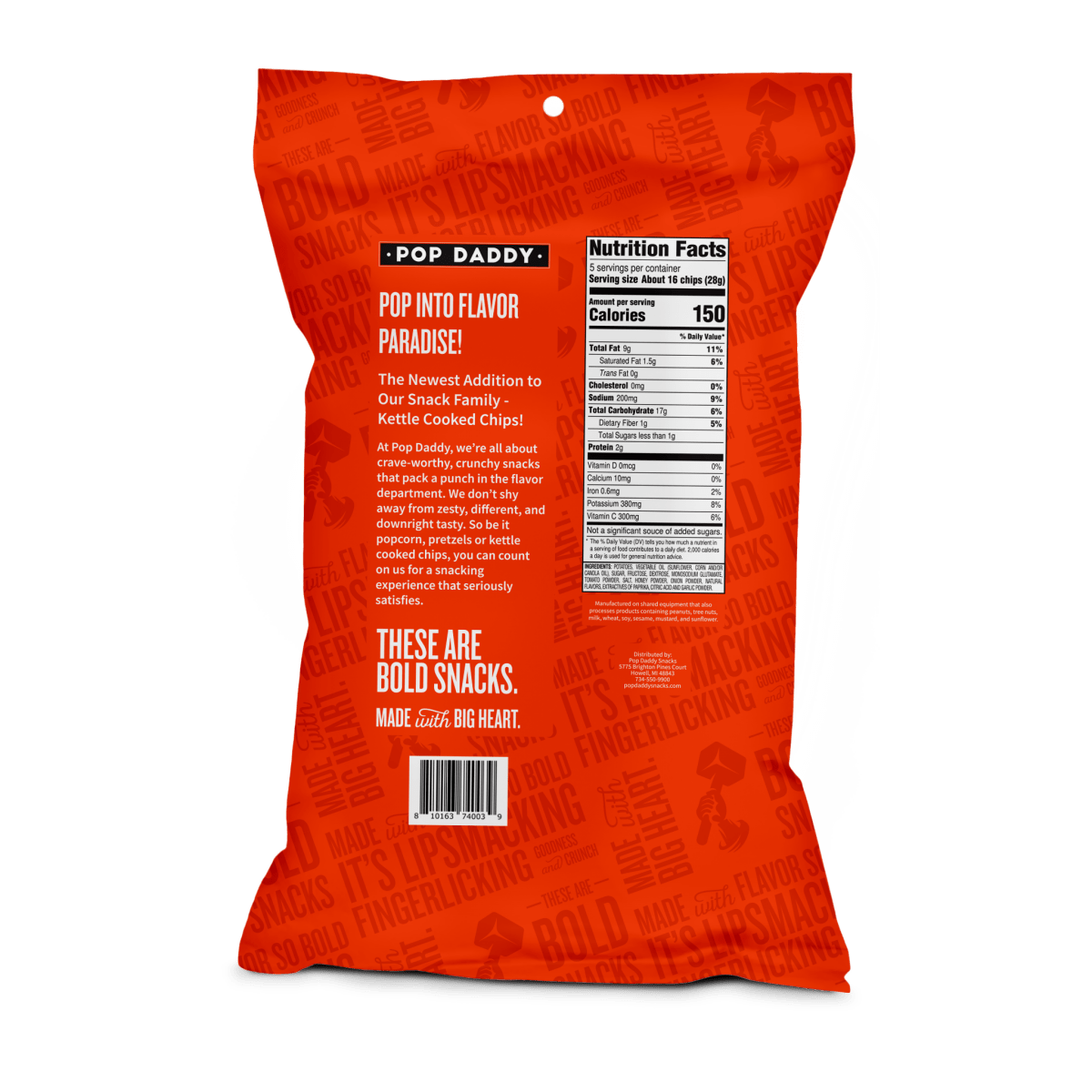 Kettle Cooked Potato Chips - 5oz - Mesquite BBQ - Purses & Pearls