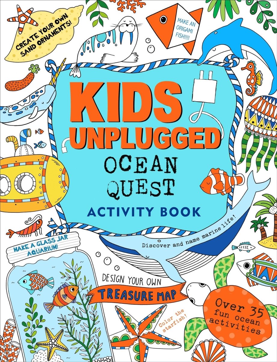 Kids Unplugged: Ocean Quest Activity Book - Purses & Pearls