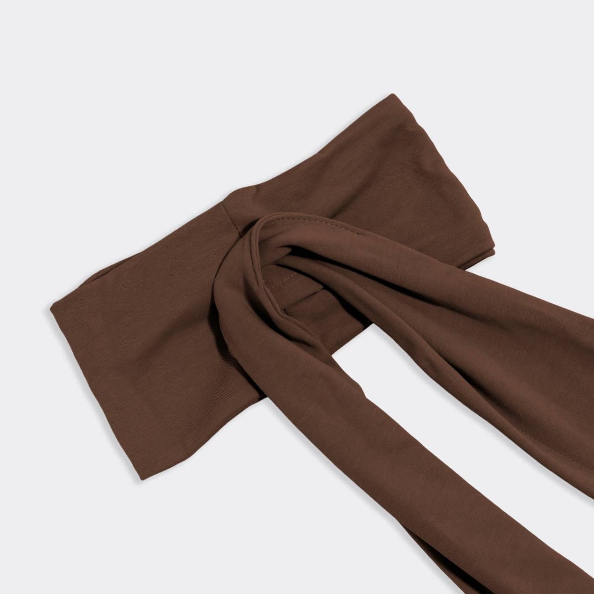 KITSCH - Set & Flow Heatless Curling Headband - Chocolate Brown - Purses & Pearls
