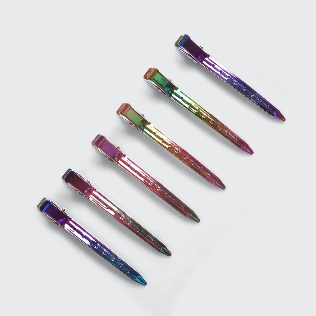 KITSCH - Styling Hair Clips 6pc - Iridescent - Purses & Pearls