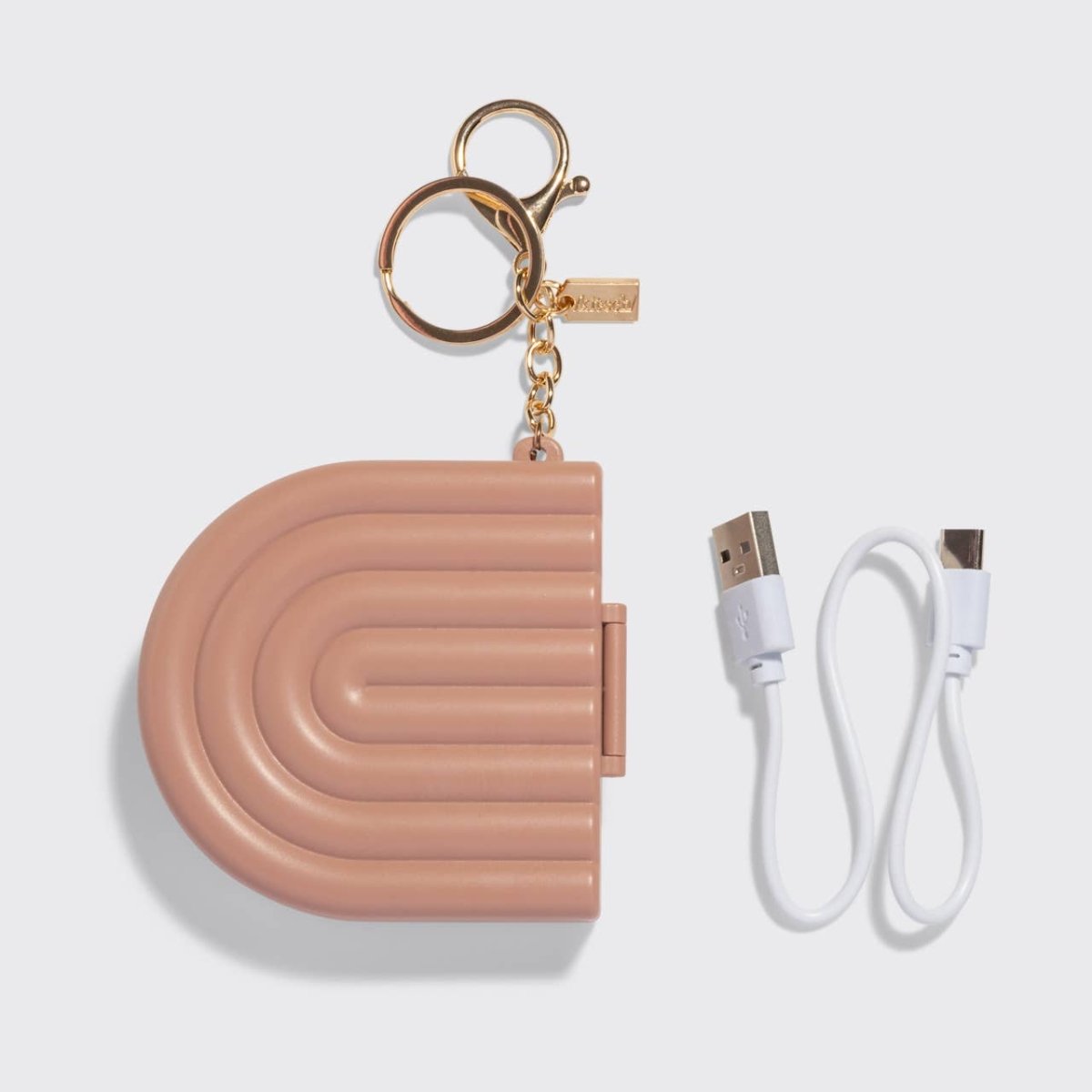 KITSCH - Terracotta Compact Mirror Keychain - Purses & Pearls