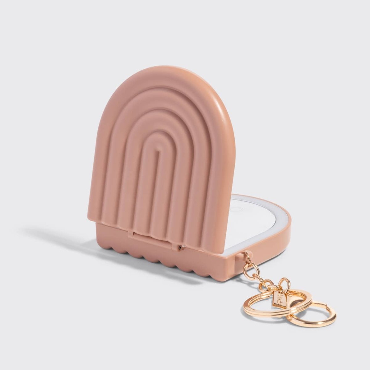 KITSCH - Terracotta Compact Mirror Keychain - Purses & Pearls