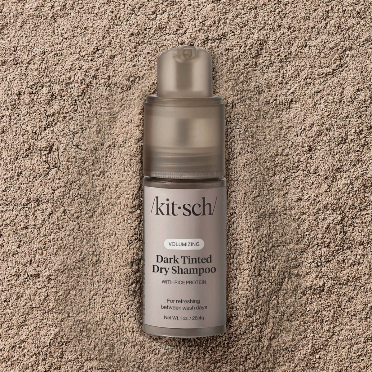 KITSCH - Volumizing Rice Protein Dry Shampoo - Dark Tinted 1 oz - Purses & Pearls