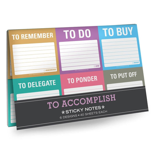 Knock Knock - To Accomplish Sticky Notes Packet - Purses & Pearls