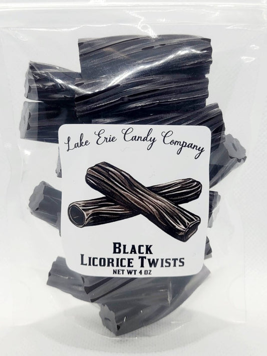 Lake Erie Candy Company - Black Licorice Twists - Purses & Pearls