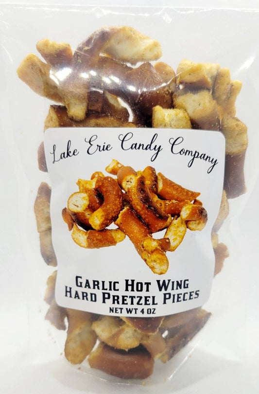 Lake Erie Candy Company - Garlic Hot Wing Hard Pretzel Pieces - Purses & Pearls