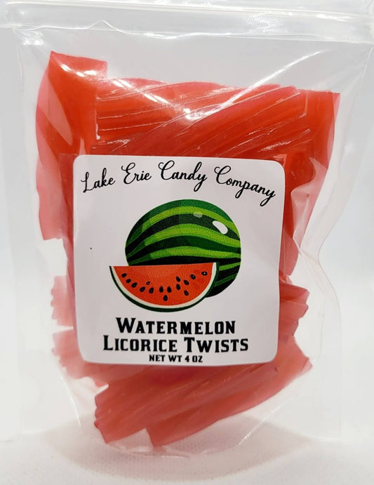 Lake Erie Candy Company - Watermelon Licorice Twists - Purses & Pearls