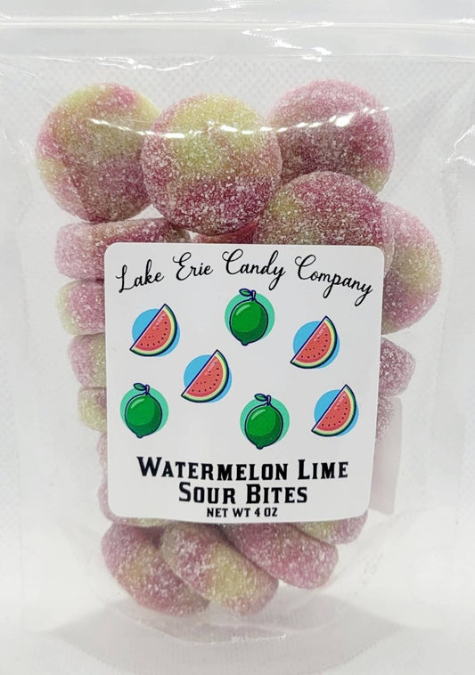 Lake Erie Candy Company - Watermelon Lime Sour Bites - Purses & Pearls