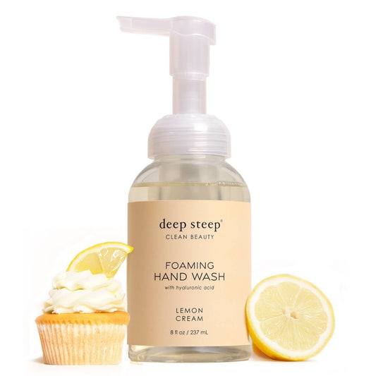 Lemon Cream Moisturizing Foaming Hand Wash 8oz - Purses & Pearls