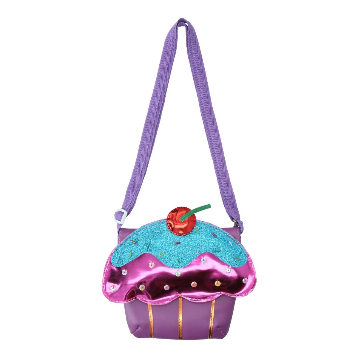 Lily and Momo - Sparkle Cupcake Handbag - Pink and Purple - Purses & Pearls