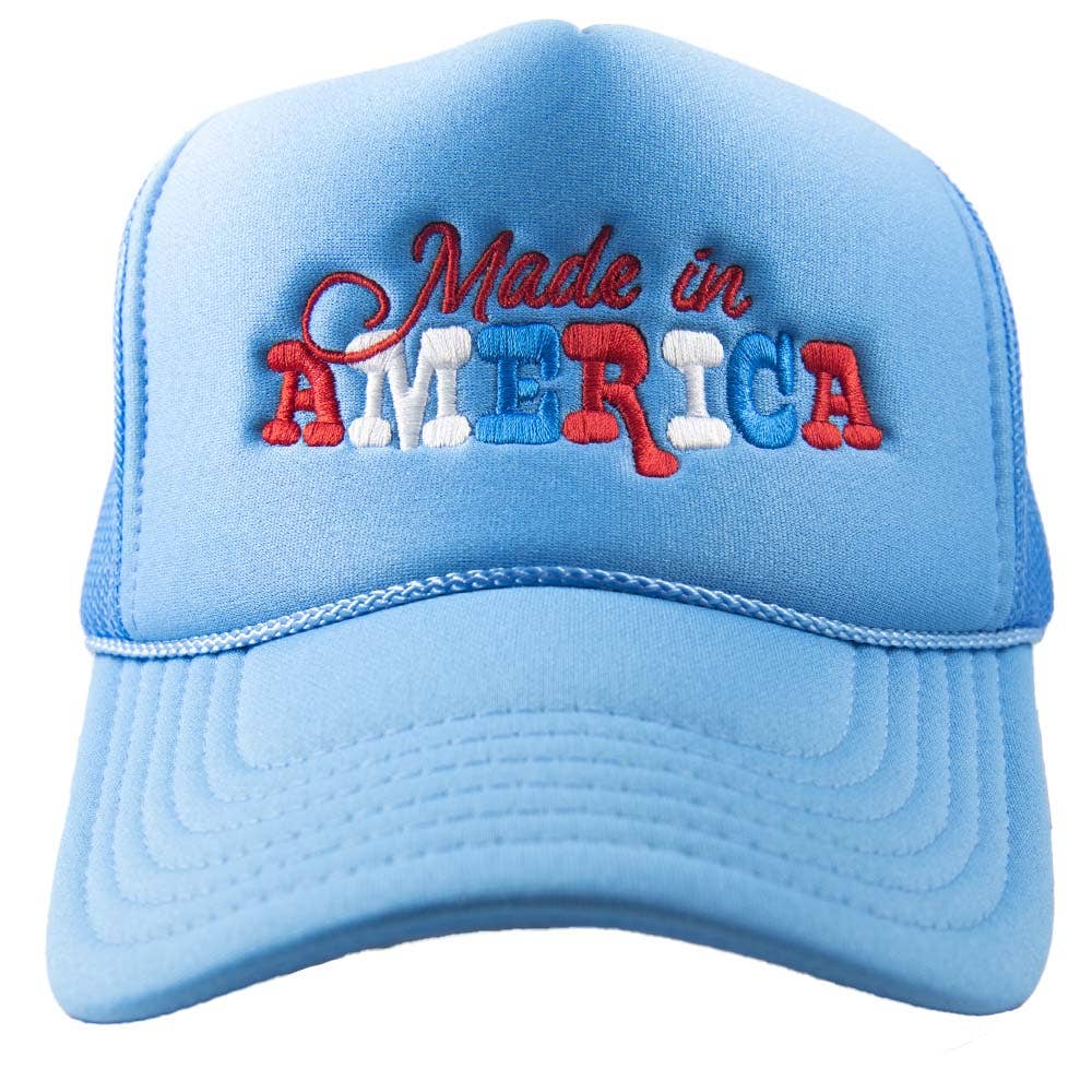 Made in America Foam Trucker Hat - Purses & Pearls
