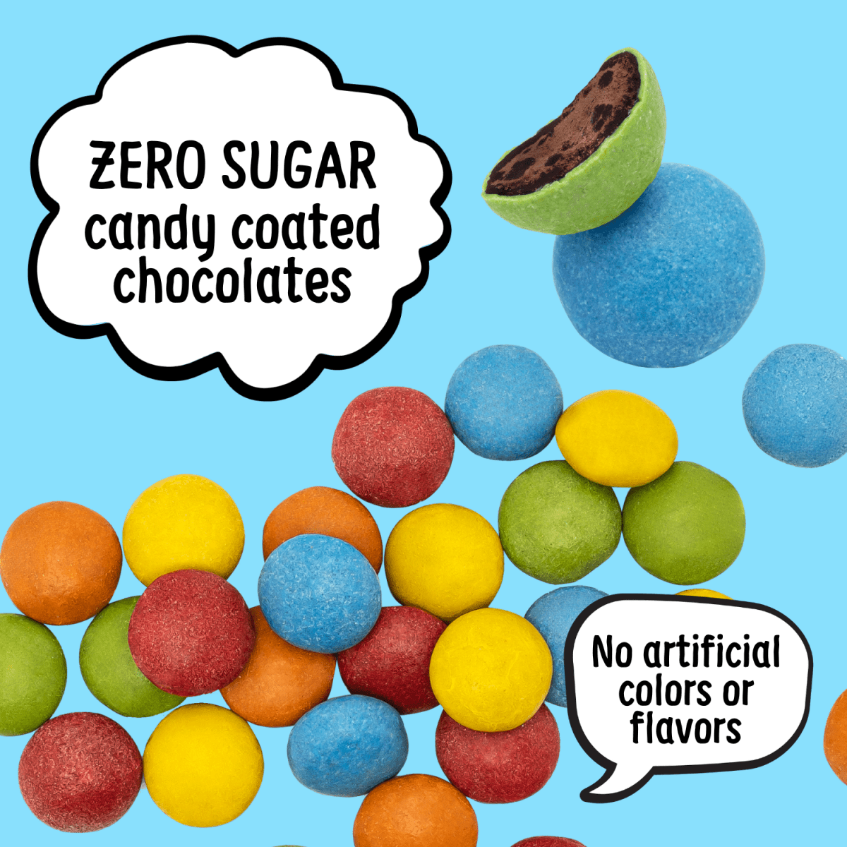 Max Sweets - VEGAN Yum Yums - Sugar Free Candy Coated Chocolates - Purses & Pearls