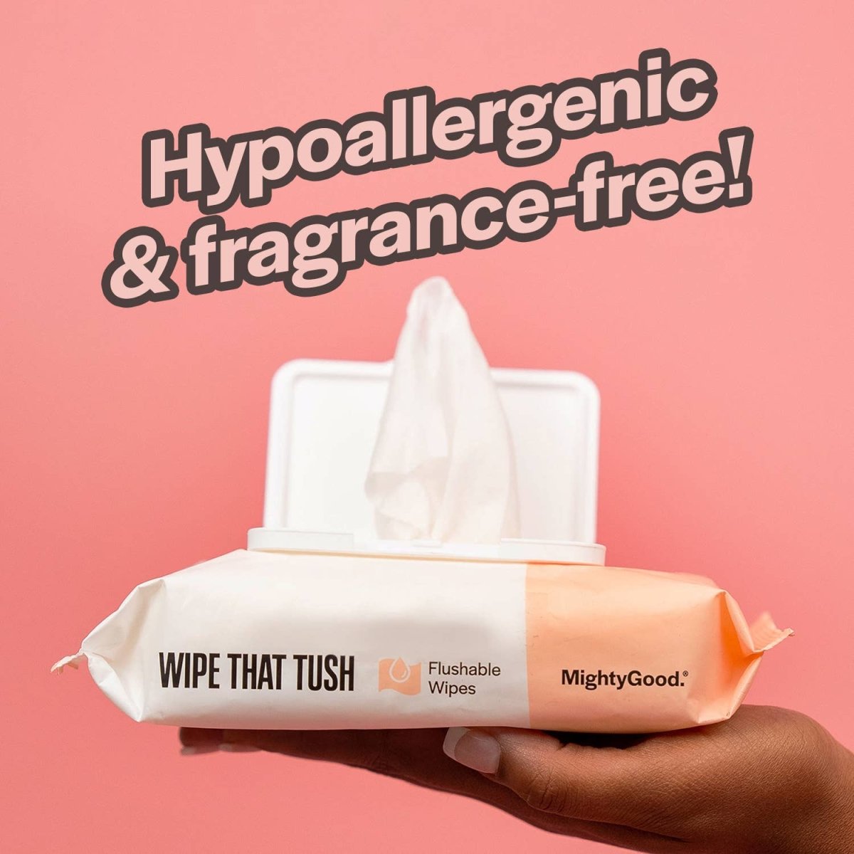 Mighty Good Solutions Wipe that Tush Flushable Wipes, 16 CT - Purses & Pearls