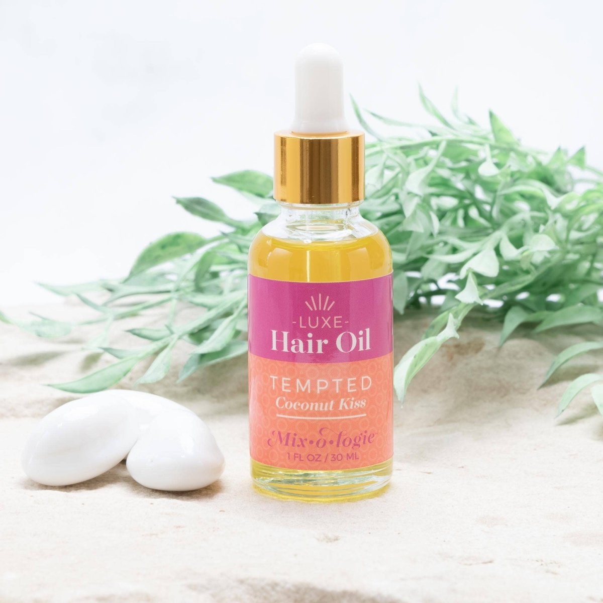 Mixologie - Luxe Hair Oil - Tempted (coconut kiss) - Purses & Pearls