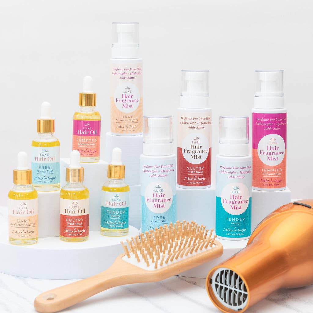 Mixologie - Luxe Hair Oil - Tempted (coconut kiss) - Purses & Pearls