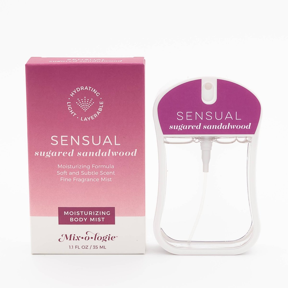 Mixologie - Sensual (sugared sandalwood) Moisturizing Body Mist - Purses & Pearls