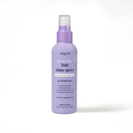 My Spa Life - Divine Shine Hair Shine Spray Moringa & Castor Oil - Purses & Pearls