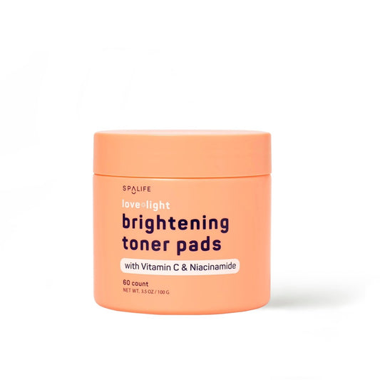My Spa Life - Love + light Korean Skincare Brightening Toner Pads - 60 Ct - Purses & Pearls