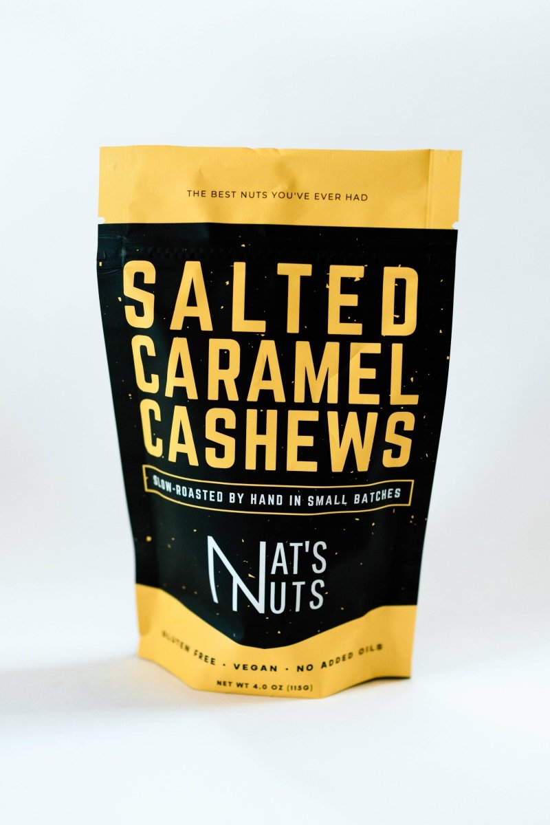 Nat's Nuts - Salted Caramel Cashews - Purses & Pearls