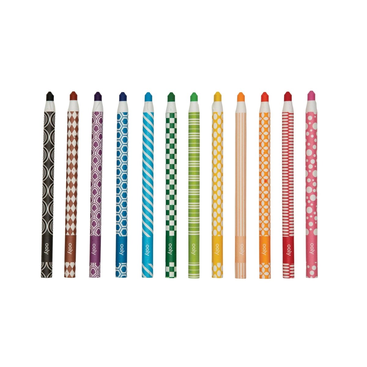 OOLY - Color Appeel Crayons - Set of 12 - Purses & Pearls