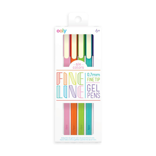 OOLY - Fine Lines Gel pens set of 6 - Purses & Pearls