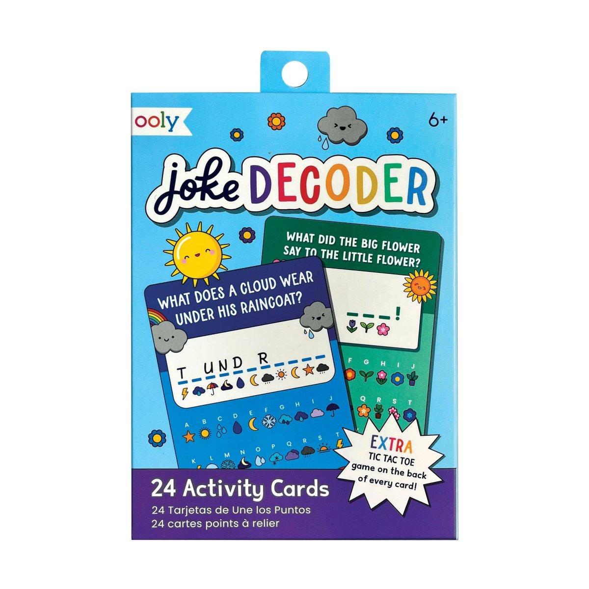 OOLY - Joke Decoder Activity Cards - Set of 24 - Purses & Pearls