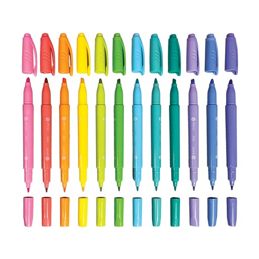 OOLY - Pastel Hues Markers - Set of 12 - Purses & Pearls