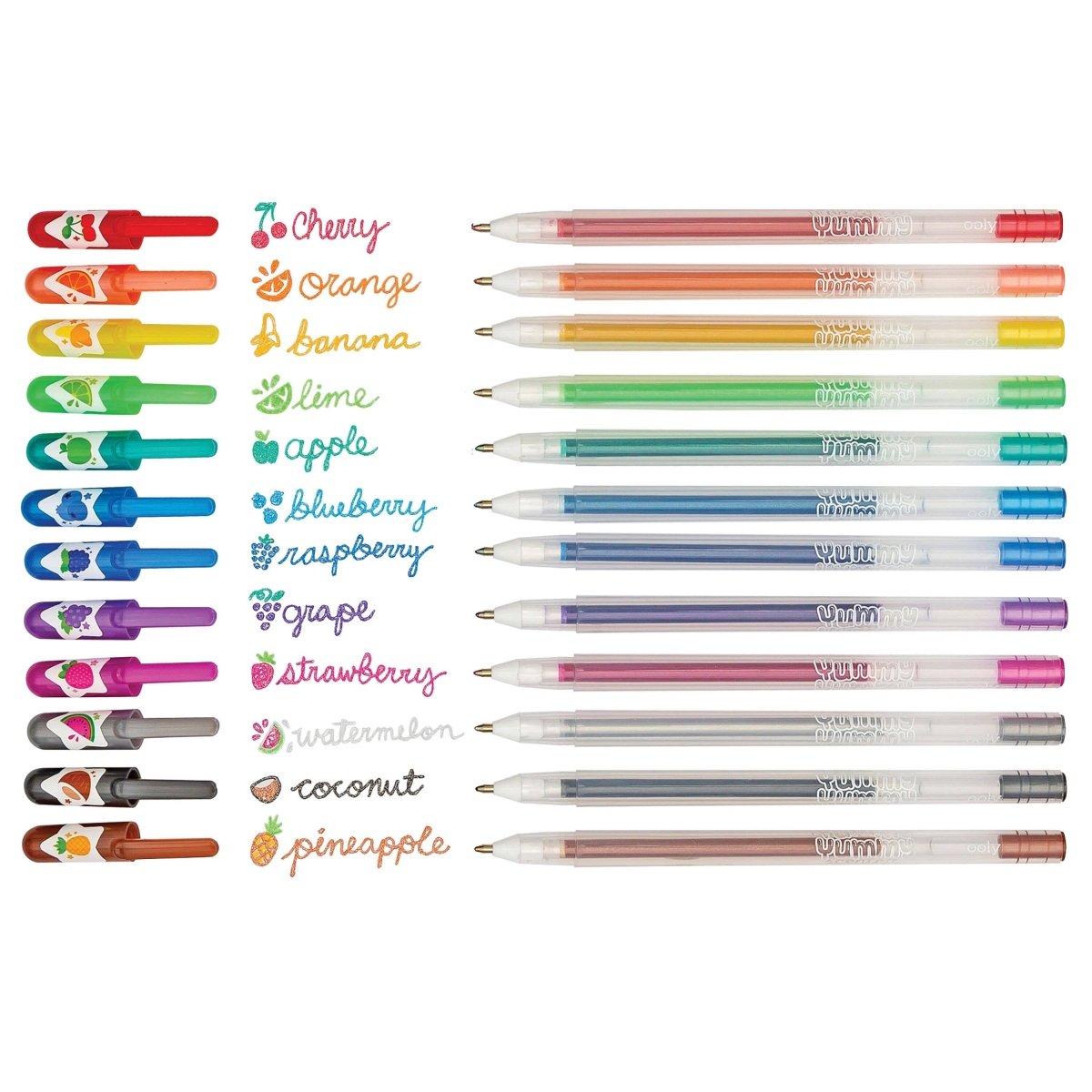 OOLY - Yummy Yummy Scented Glitter Gel Pens - Purses & Pearls