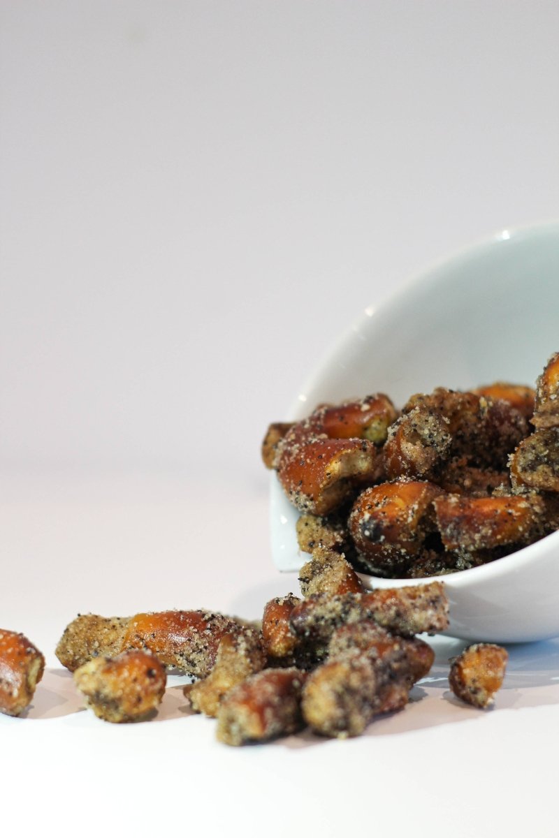 Outsiders Kitchen - Coffee + Cream Pretzel Bites - Purses & Pearls