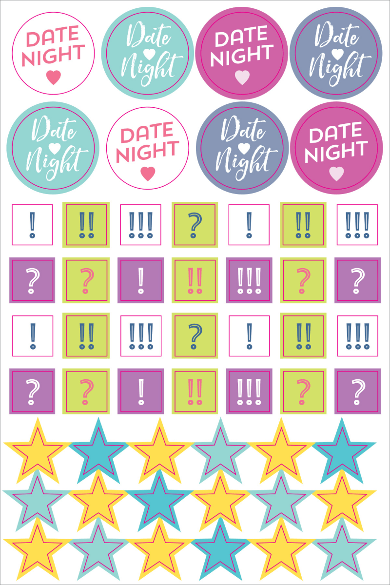 Peter Pauper Press - Essentials Weekly Planner Stickers - Purses & Pearls