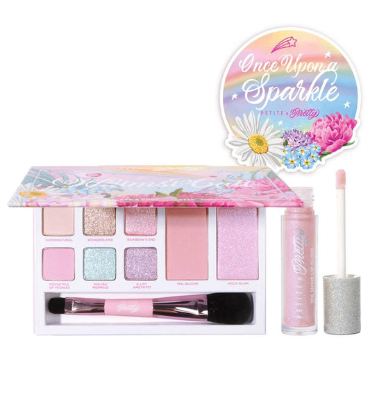 Petite 'n Pretty - Sparkly Ever After Starter Makeup Set| Eyeshadow and Cheek - Purses & Pearls