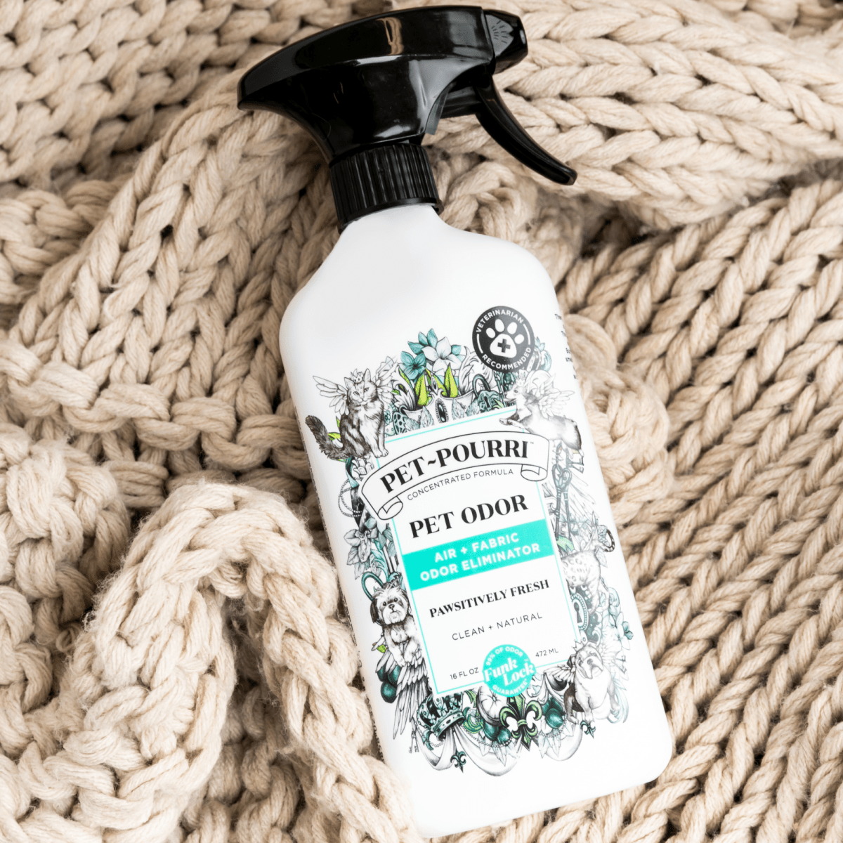 Pet~Pourri Pawsitively Fresh Air+Fabric Odor Refresher 16oz - Purses & Pearls