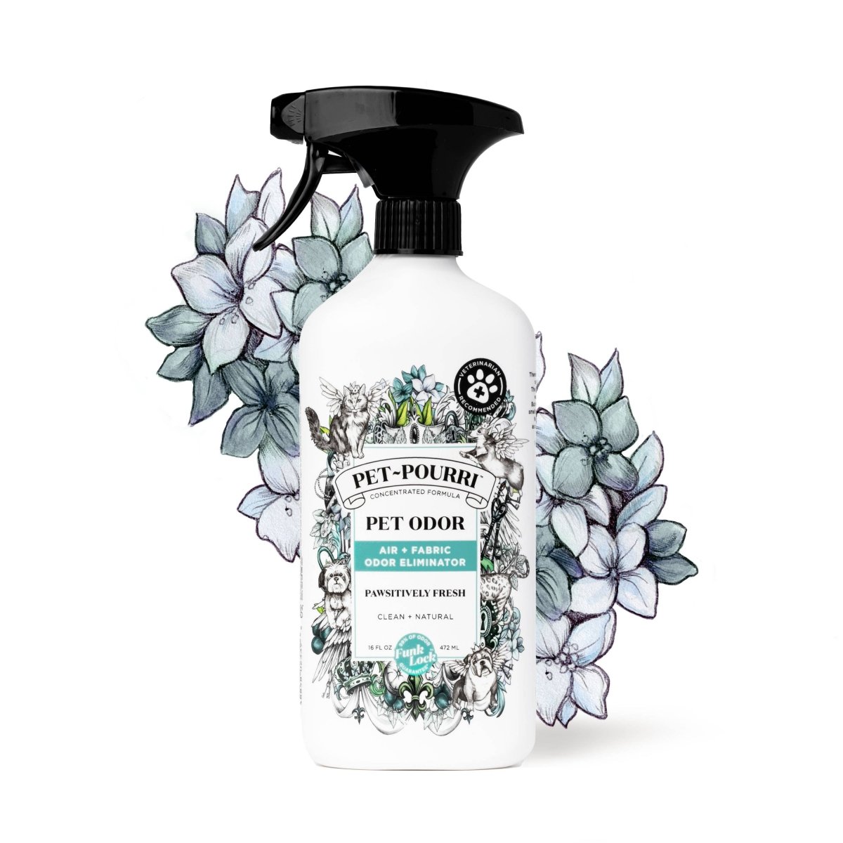 Pet~Pourri Pawsitively Fresh Air+Fabric Odor Refresher 16oz - Purses & Pearls