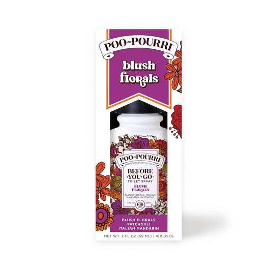 PooPourri Blush Florals 2oz Toilet Spray Spring Collection - Purses & Pearls