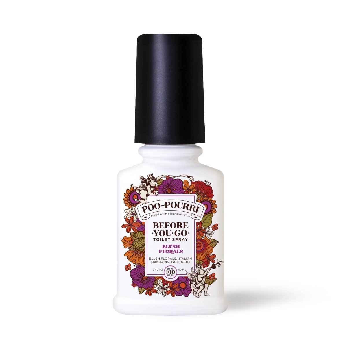 PooPourri Blush Florals 2oz Toilet Spray Spring Collection - Purses & Pearls
