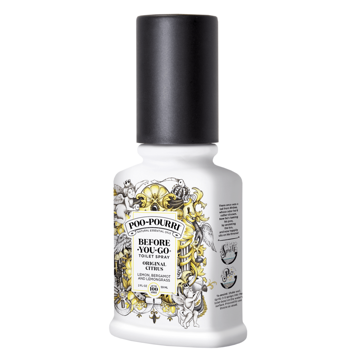PooPourri Original Citrus Toilet Spray 2oz boxed - Purses & Pearls