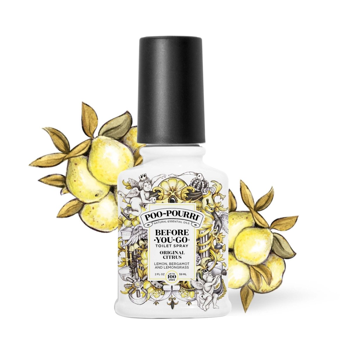 PooPourri Original Citrus Toilet Spray 2oz boxed - Purses & Pearls