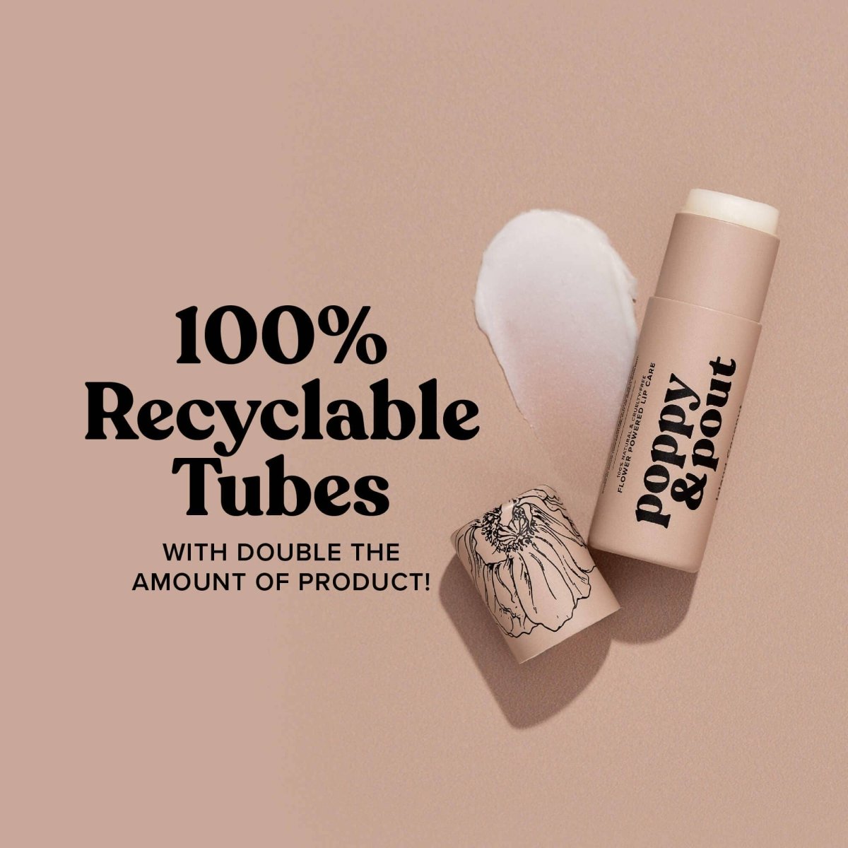 Poppy & Pout - Lip Balm, Island Coconut - Purses & Pearls