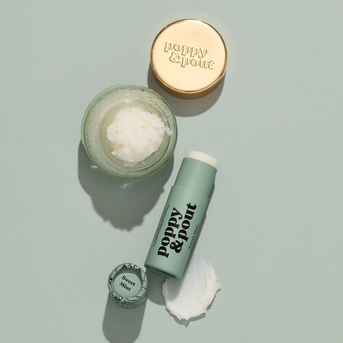 Poppy & Pout - Lip Care Duo, Sweet Mint - Purses & Pearls