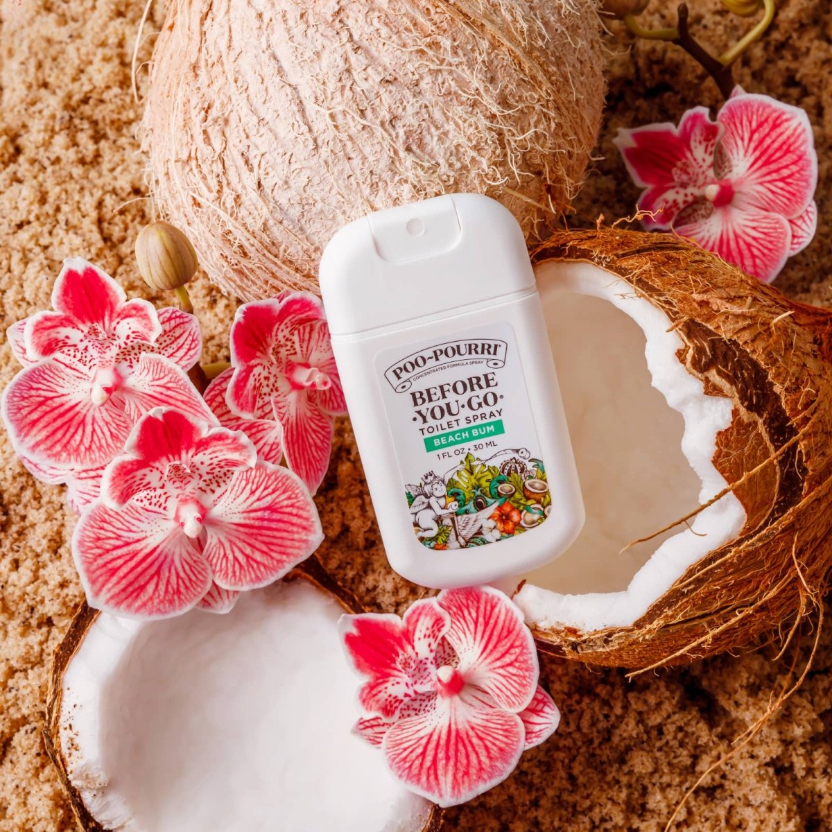 ~Pourri - Poo~Pourri 1oz Pocket Sprayer - Beach Bum - Purses & Pearls