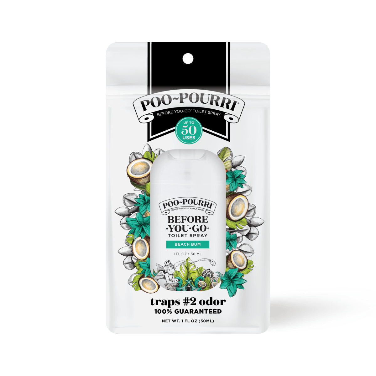 ~Pourri - Poo~Pourri 1oz Pocket Sprayer - Beach Bum - Purses & Pearls