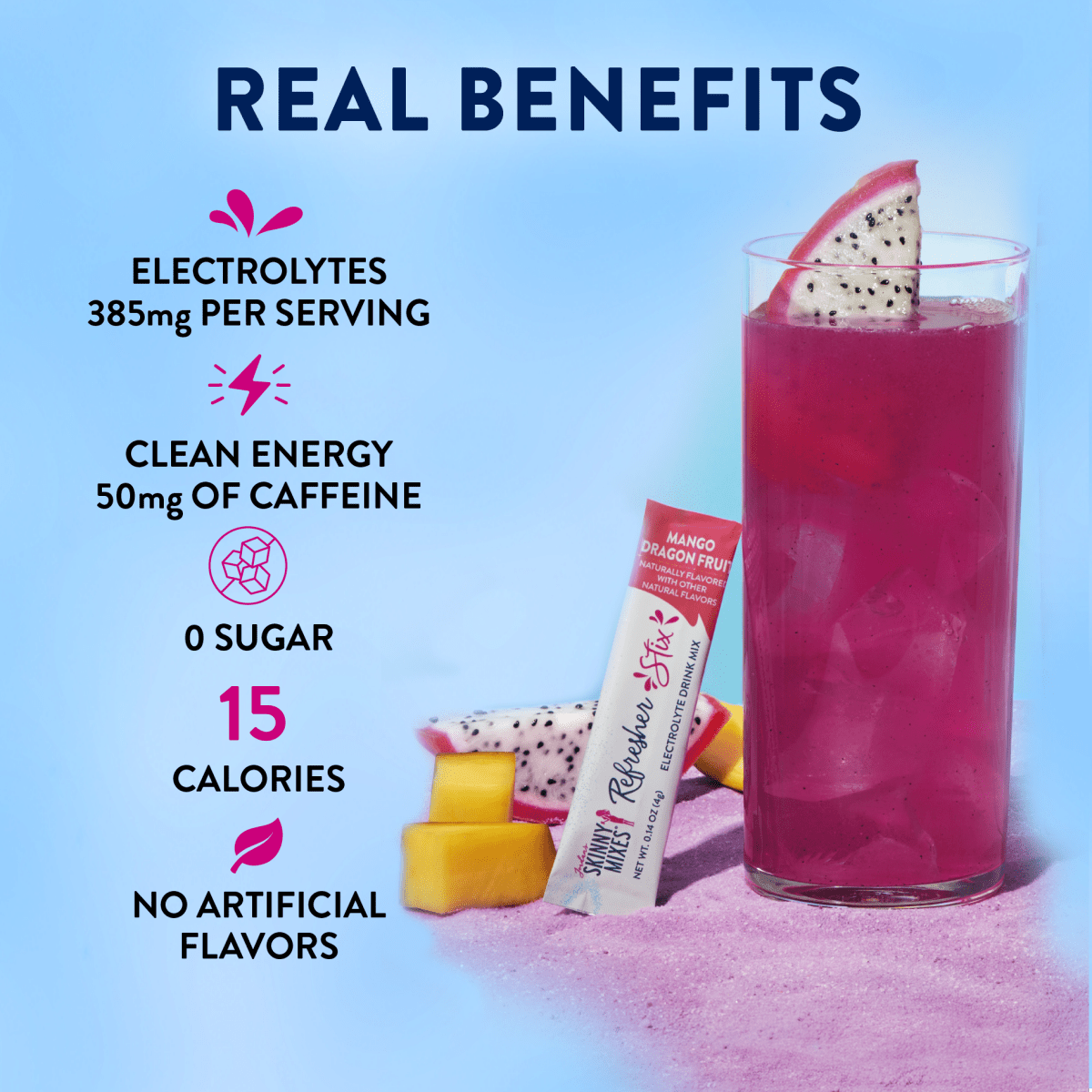 Refresher Stix 16 ct - Mango Dragon Fruit - Purses & Pearls