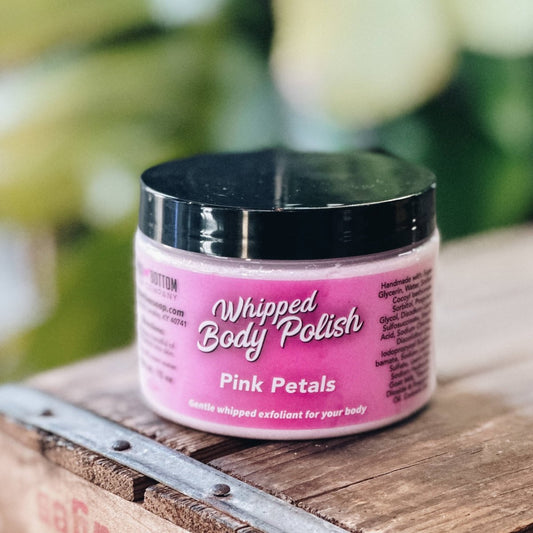 Rock Bottom Soap - Whipped Body Polish - Exfoliant - Purses & Pearls