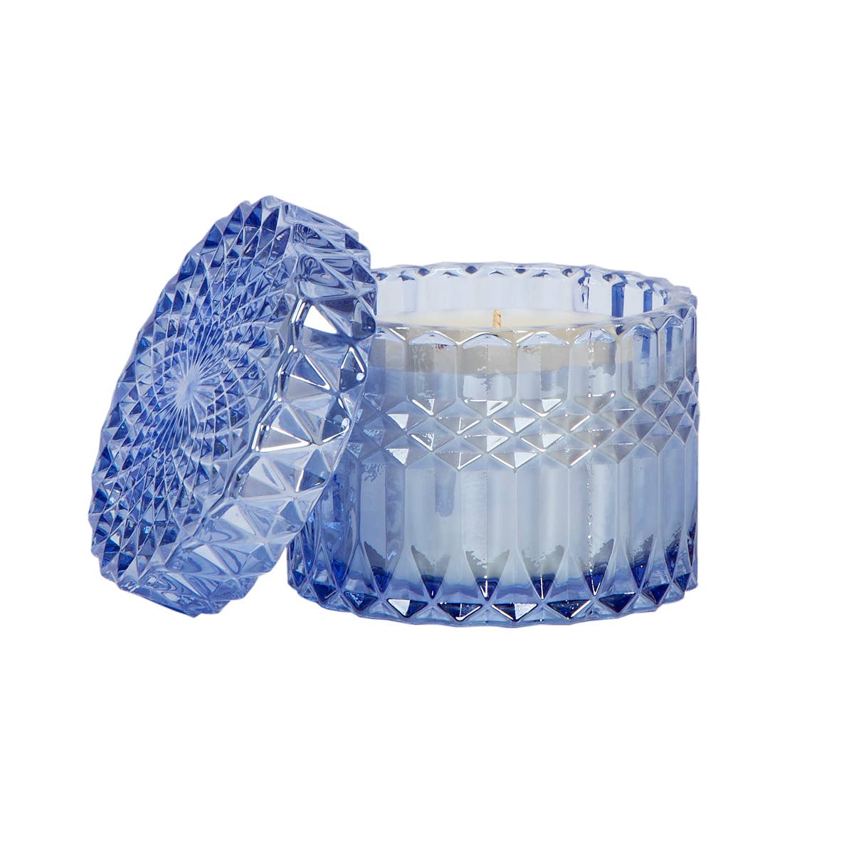 Santorini Breeze 8oz Petite Shimmer Candle - Purses & Pearls