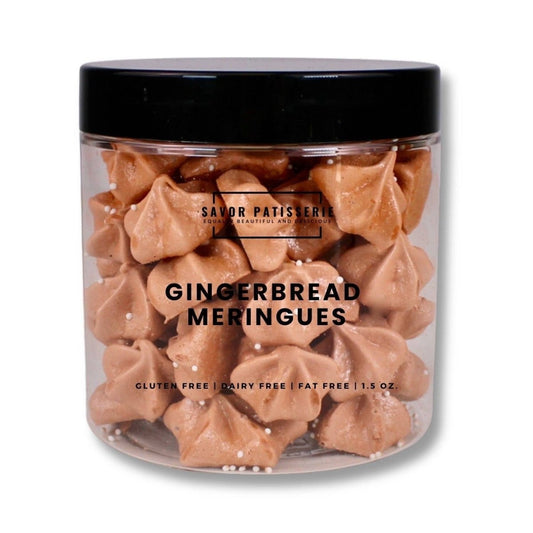 Savor Patisserie French Macarons - Gingerbread Meringues - Purses & Pearls