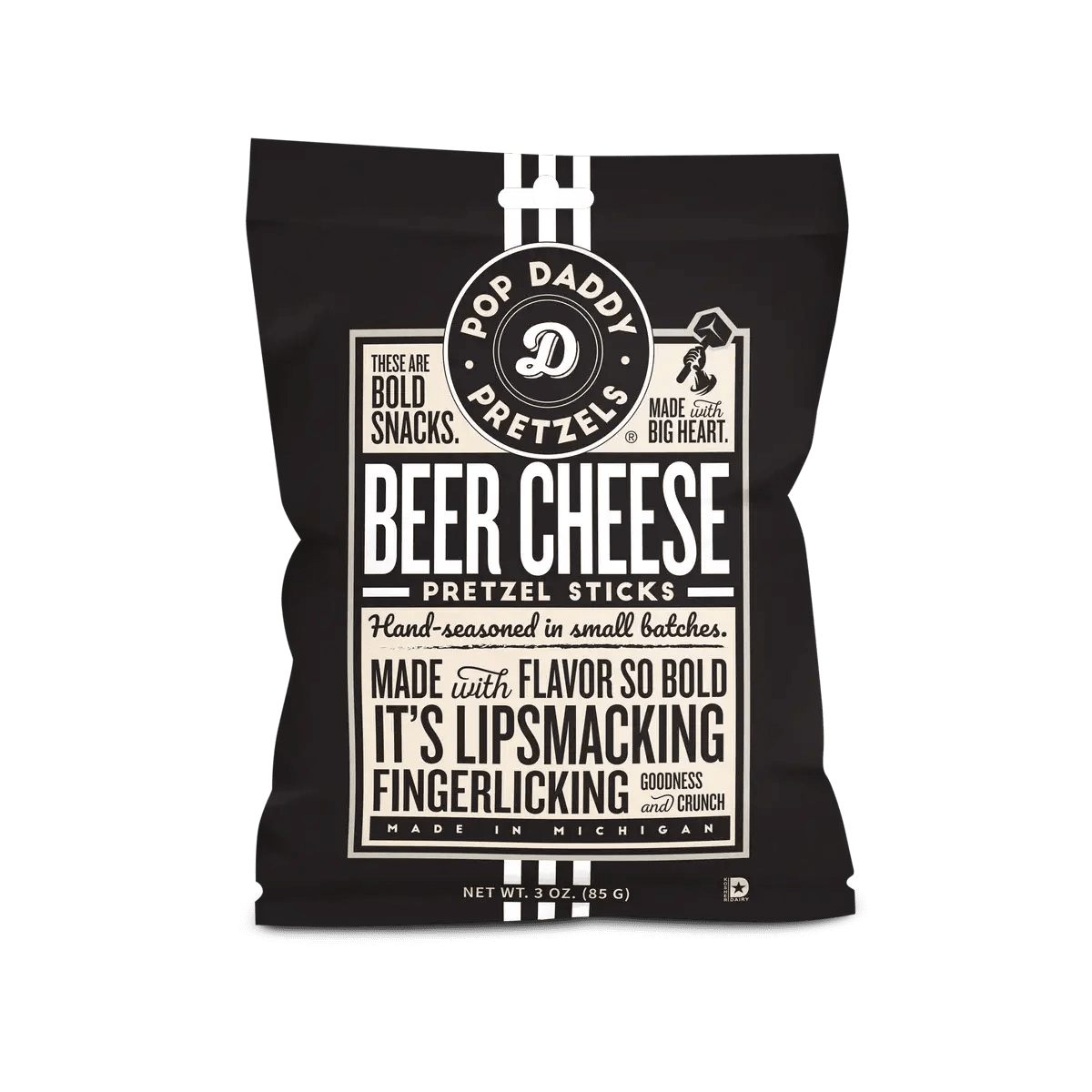 Seasoned Pretzels - 3oz - Beer Cheese - Purses & Pearls