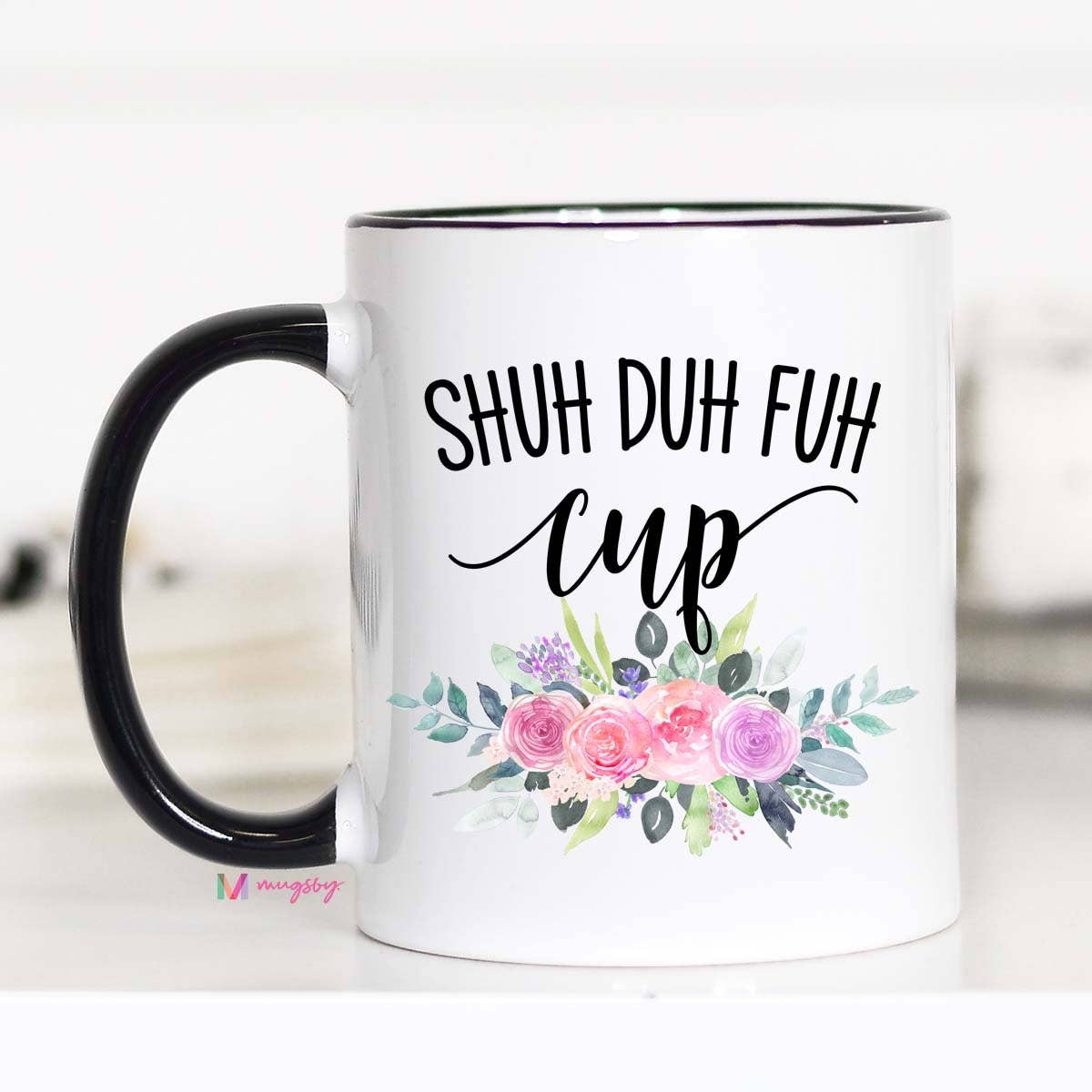 Shuh Duh Fuh Cup Mug - Purses & Pearls