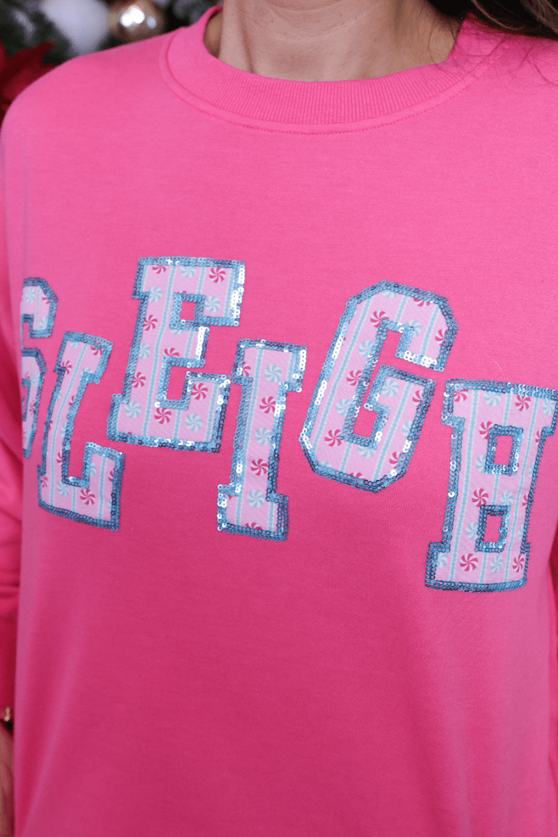 Sleigh Patch Pullover - Purses & Pearls