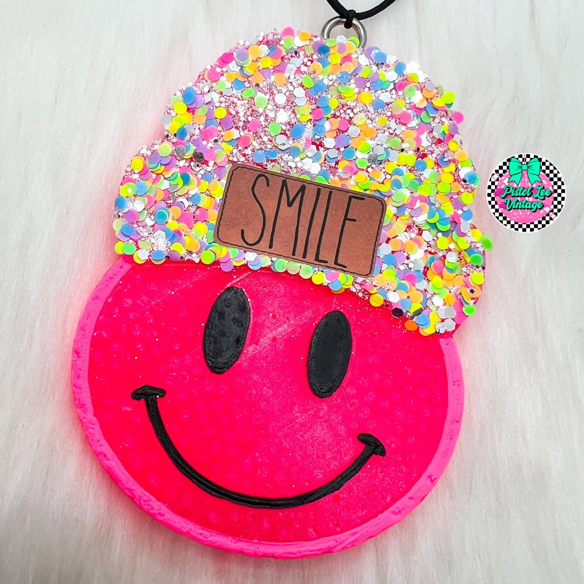 Smiley Face Beanie Freshie - Purses & Pearls
