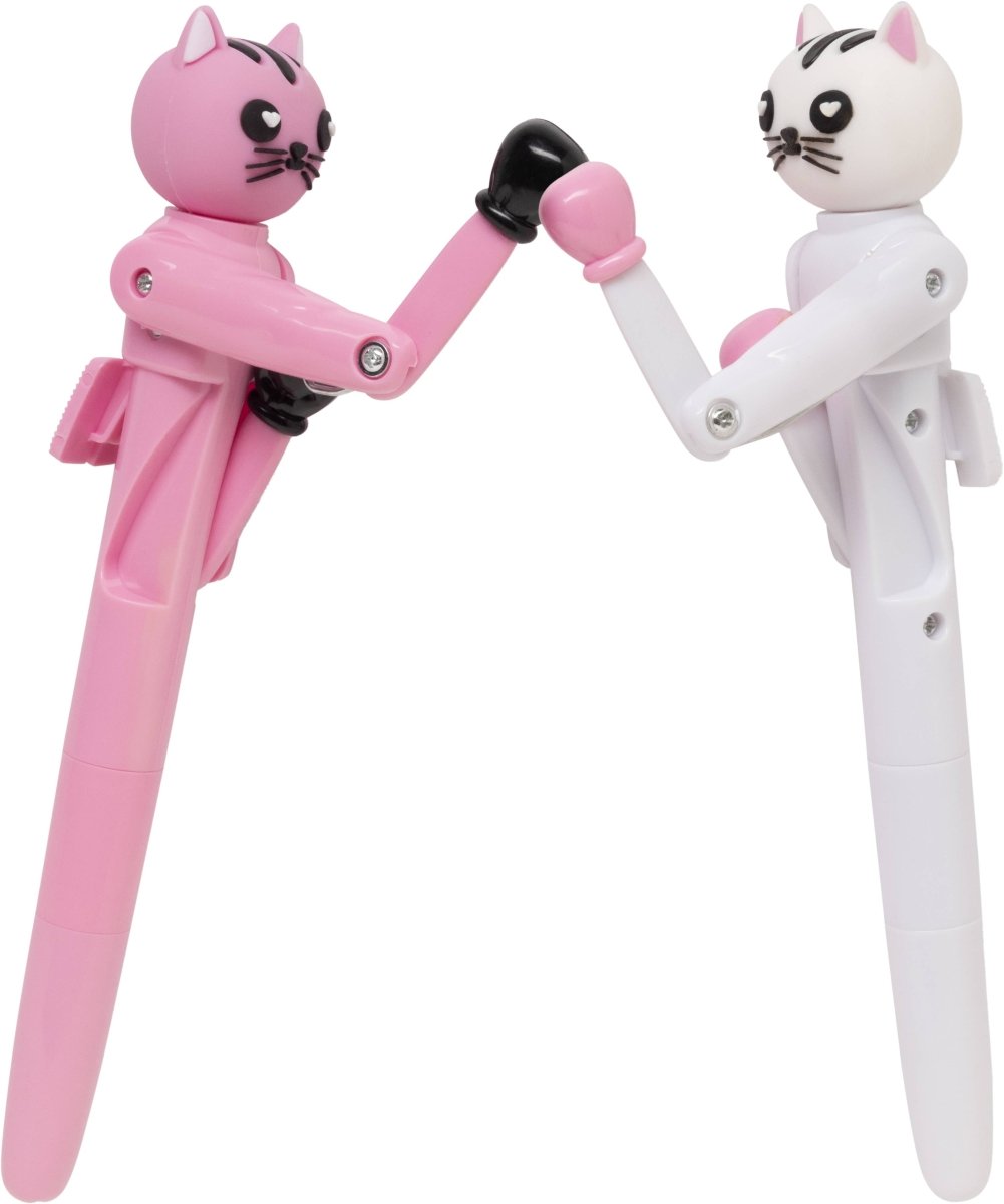 SNIFTY - CAT FIGHT ACTION PEN SET - Purses & Pearls